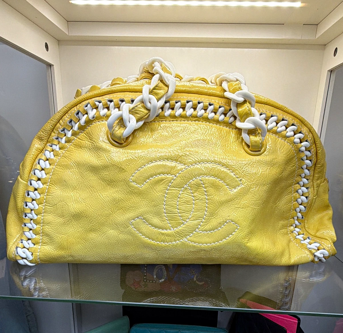 CHANEL Yellow Patent Bags & Handbags for Women for sale | eBay