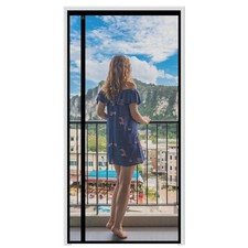 WochiTV Reversible Screen Door Mesh Fits Door Size 34 x 82, Left Right Side O...