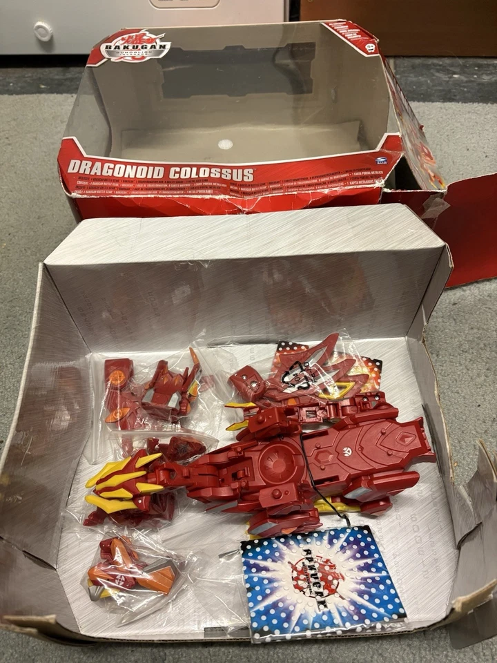 Bakugan Gundalian Invaders Dragonoid Colossus Complete Set with Figures - Image 2 of 3