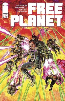 FREE PLANET #1 VARIANT CVR B JED DOUGHERTY ACTION VARIANT IMAGE COMICS