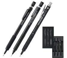 Pentel 60th Anniversary Limited Black Graph1000/GraphGear Set - Exclusive JP New