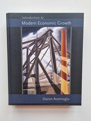 Introduction To Modern Economic Growth Book By Daron Acemoglu