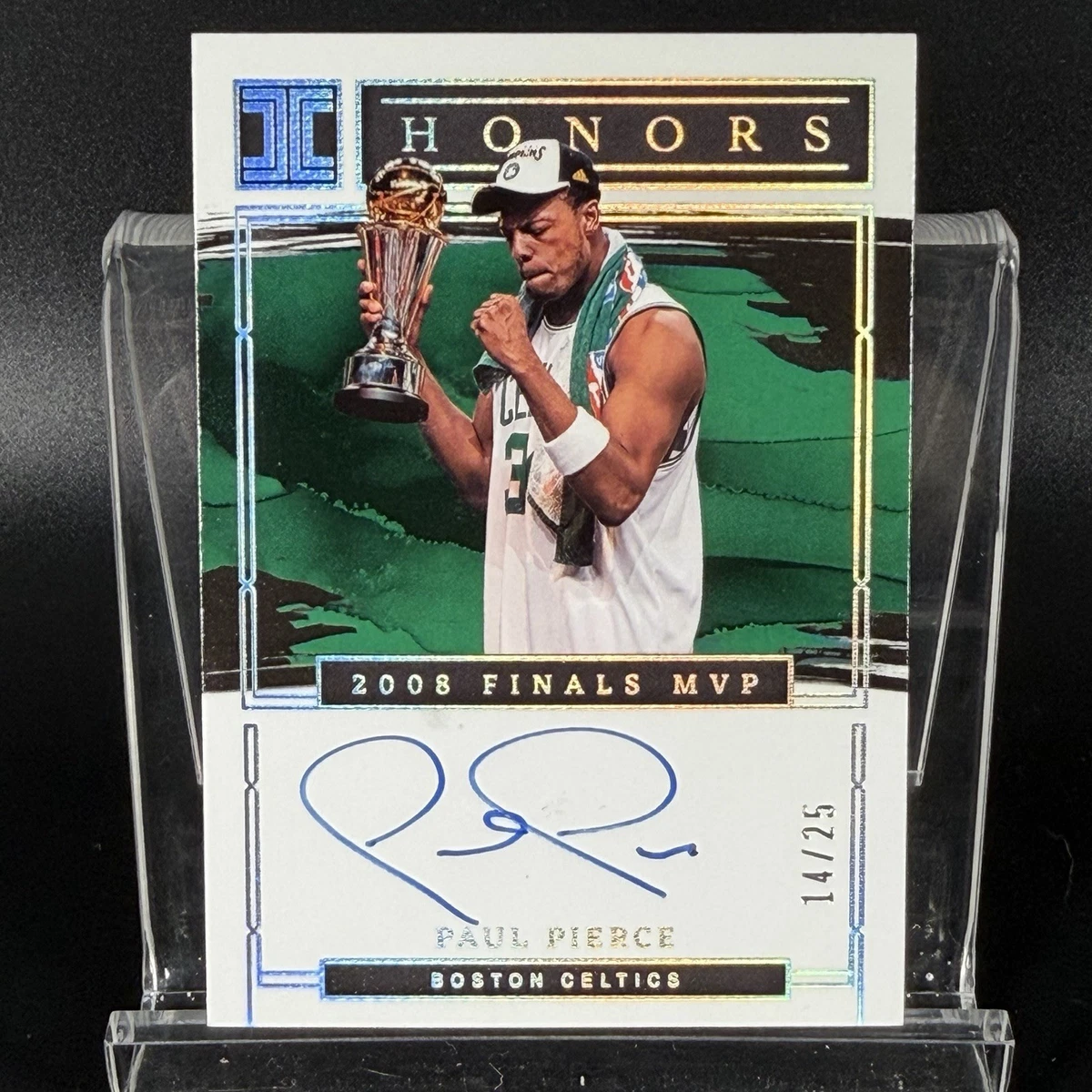 Panini Paul Pierce Basketball Autographed Sports Trading Cards