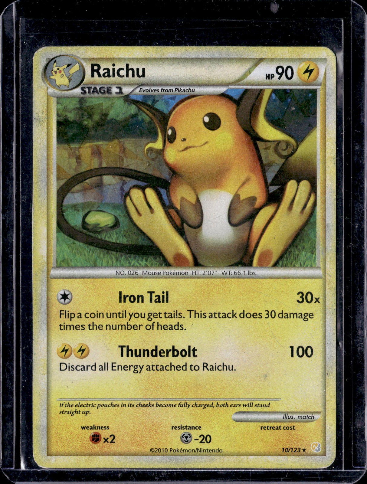 HeartGold SoulSilver #10/123 Raichu
