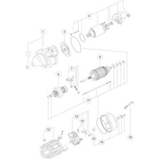 Starter MAHLE MS 352 Startanlage
