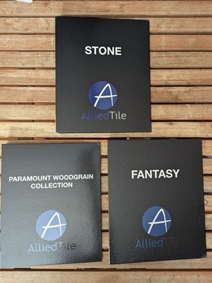 Allied Tile LVT Flooring Sample Catalog Lot 3 Fantasy Stone Paramount - PA12