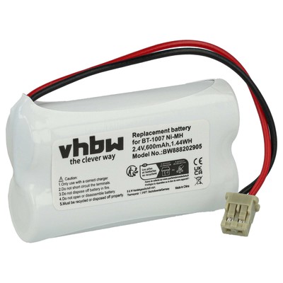 Akku für Uniden BBTY0510001 BBTY0460001 BBTY0700001 BBTY0624001 600mAh 2,4V