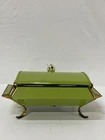 MCM Vintage Anchor Hocking 432 Fire King Chafing Dish, Green