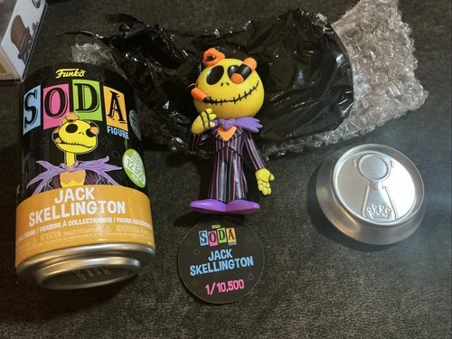 Funko Vinyl Soda: Disney - Jack Skellington (Black Light) - Hot Topic...