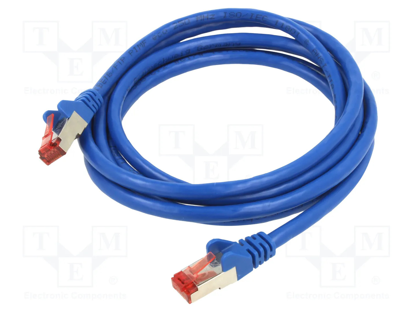 Goobay Bleu 95492 Câble De Réseau 2 M Cat6 S/Ftp (S-Stp) - Neuf - Image 2