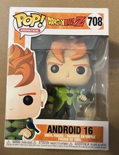 Funko Pop! Vinilo: Dragon Ball Android 16 metálico exclusivo de Walmart #708 nuevo