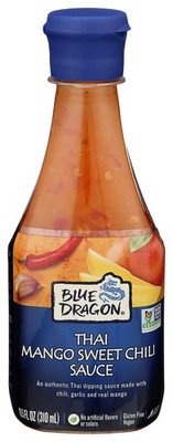 Blue Dragon Thai Mango Sweet Chili Sauce, Dipping Sauce, Marinade, Pack of 1