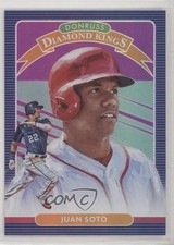 2020 Panini Donruss Diamond Kings Holo Purple Juan Soto #23 04eb