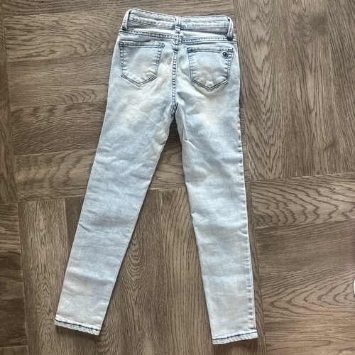 Jessica Simpson Jeans Girls Size 5 Kiss Me Skinny Distressed Denim Blue - Picture 7 of 7