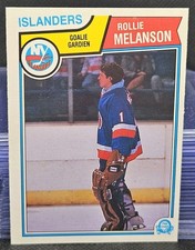 83-84 O-Pee-Chee Rollie " The Goalie " Melanson Rookie 🚨🚨🚨 New York Islanders