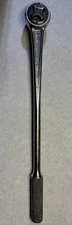 Vintage J.H. Williams S-53A Super Ratchet 1/2" Drive 15" Long Chrome USA