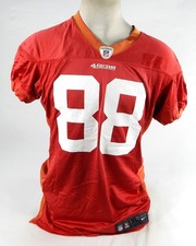 2014 San Francisco 49ers Garrett Celek #88 Game Used Red Practice Jersey XL 531