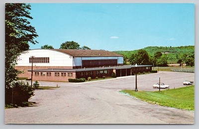 Memorial Field House at Westminster College in New Wilmington PA c1950 Postcard