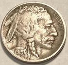 1915 P Buffalo Nickel AU / BU NO RESERVE  *J2048
