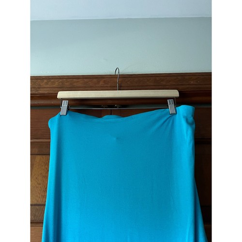Neu mit Etikett Naked Wardrobe trägerloses figurbetontes Midikleid blau Übergröße 3X kurvig schick - Bild 8 von 12