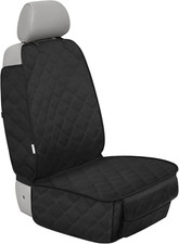 Dog Seat Cover Heavy Duty Waterproof with Side Flaps Front Car SUV Truck Minivan