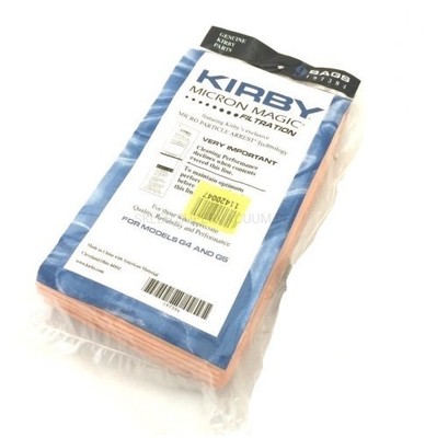 Original Kirby Micron Magic Filterbeutel   9 Stück, Beige, Neu