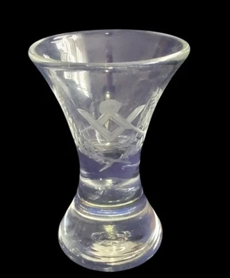 Seltenes Freimaurer-Glas - schönesSammlerstück RAR - Bild 1 von 4