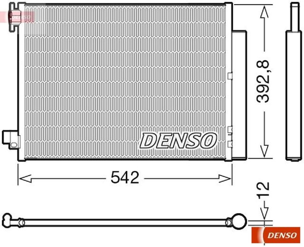 Denso DCN37004 Kondensator FüR Klimaanlage Kondensator Klimaanlage-image