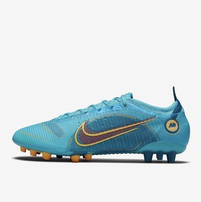 NIKE MERCURIAL VAPOR 14 ELITE AG UK 11 UNISEX ''CHLORINE BLUE'' - DJ2833 484