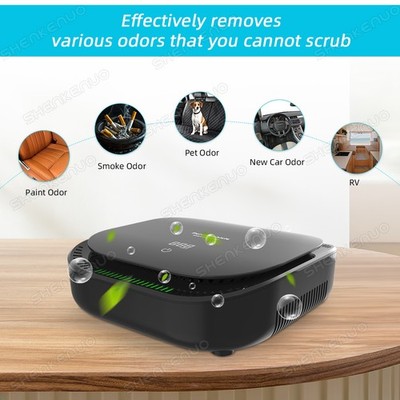 Car Air Purifier Portable USB Odor Eliminator for Smoke Allergies & Pets
