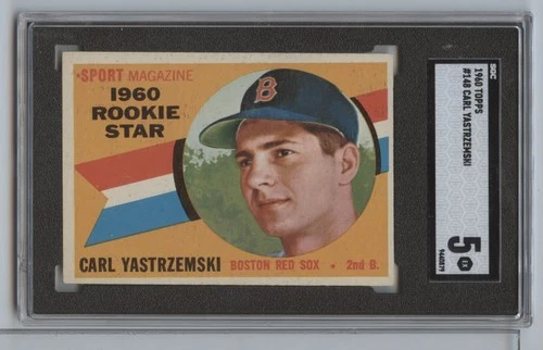 1960 Topps Carl Yastrzemski #148 SGC 5