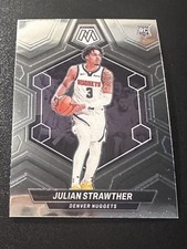 2023-24 Panini Mosaic Rookie Julian Strawther #214. Nuggets 