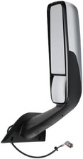 Custom Side Mirror Assembly Black Led Signal Universal Fit - Used Custom Side Mirror Assembly Black Led Signal Universal Fit - Used