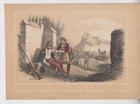 The Wounded Soldier. Раненый солдат. Le Soldat blesse. Vintage art print 1890s — photo 1