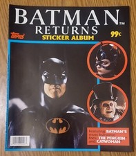 Rare, New and Unused TOPPS BATMAN RETURNS Sti...