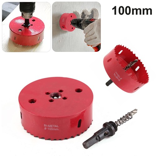 100mm M42 Metal Hole Saw Holesaw Cut 