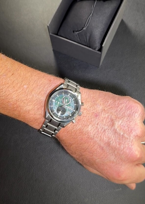 Citizen Men's Radio Perpetual Calendar Eco-Drive Silver Watch 43MM