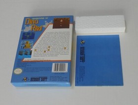 Adventures of Dino Riki Nintendo Nes Video Game Box Manual Year 1987
