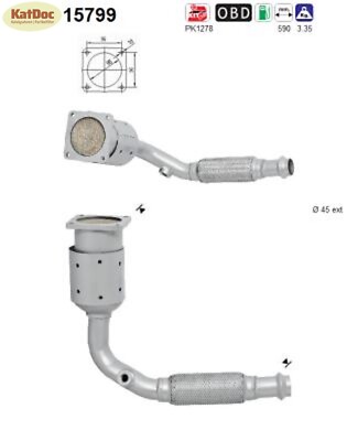   Katalysator für Citroen C-Elysee und Peugeot 301, Euro 6