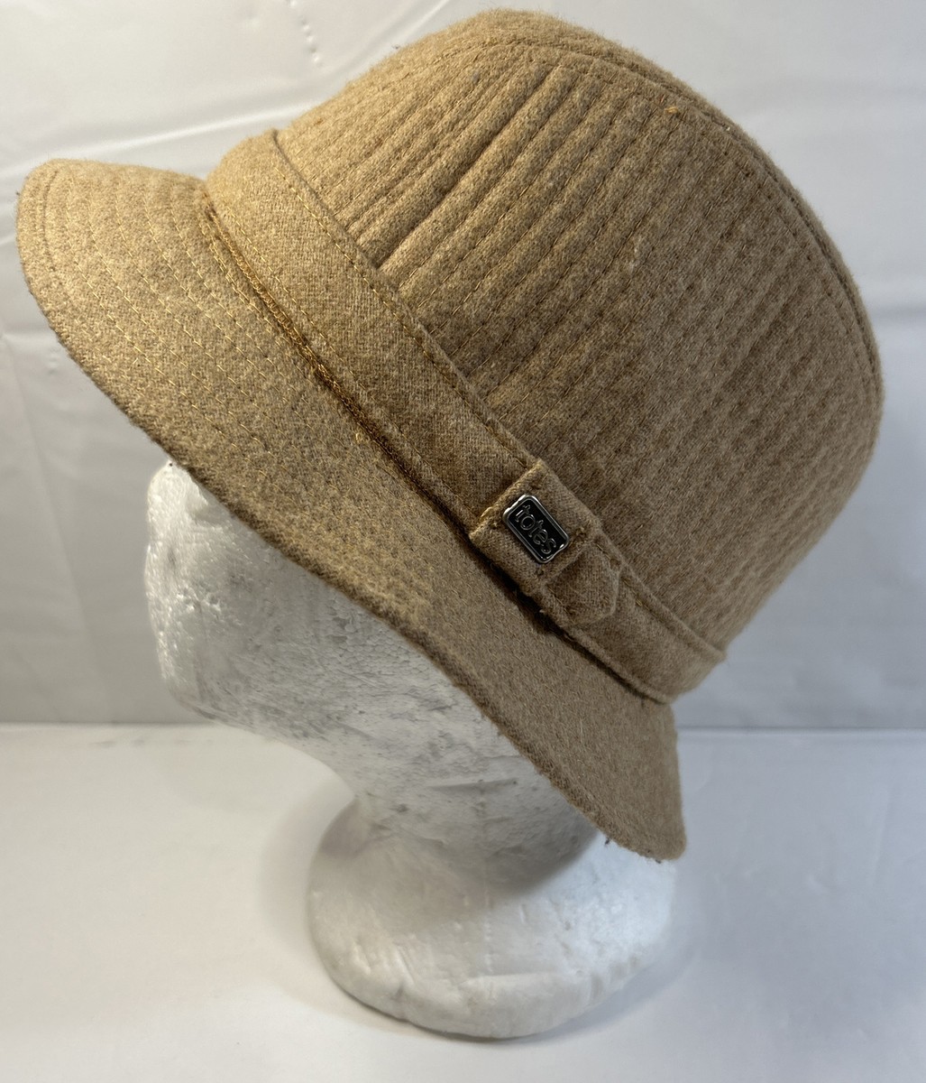 Vintage Totes Mens Tan Hat Fashion Accessories Size Small CL3