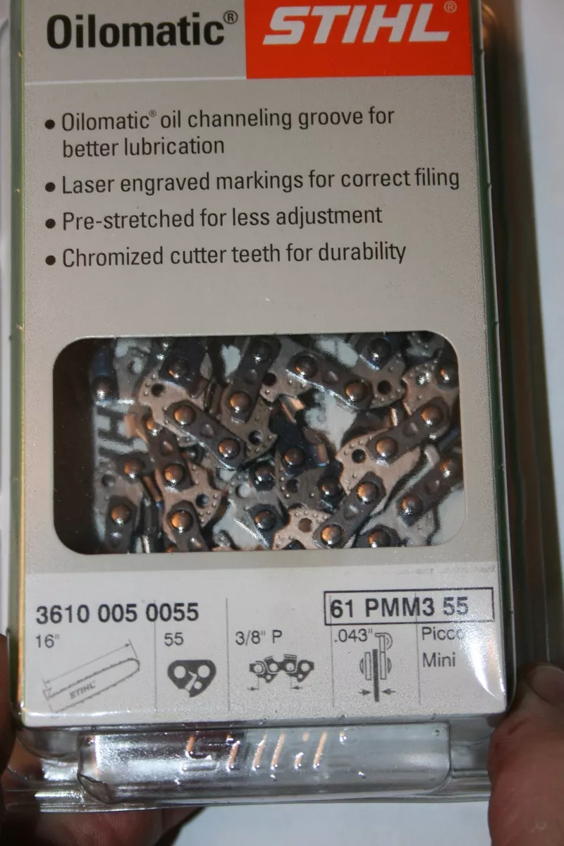Stihl 16 inch bar Chain for MS170 MS251 3 8 Pitch .043 Gauge