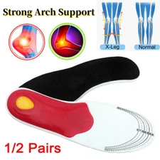 Orthotic Shoe Insoles for Arch Support Plantar Fasciitis Flat Feet Inserts Pad
