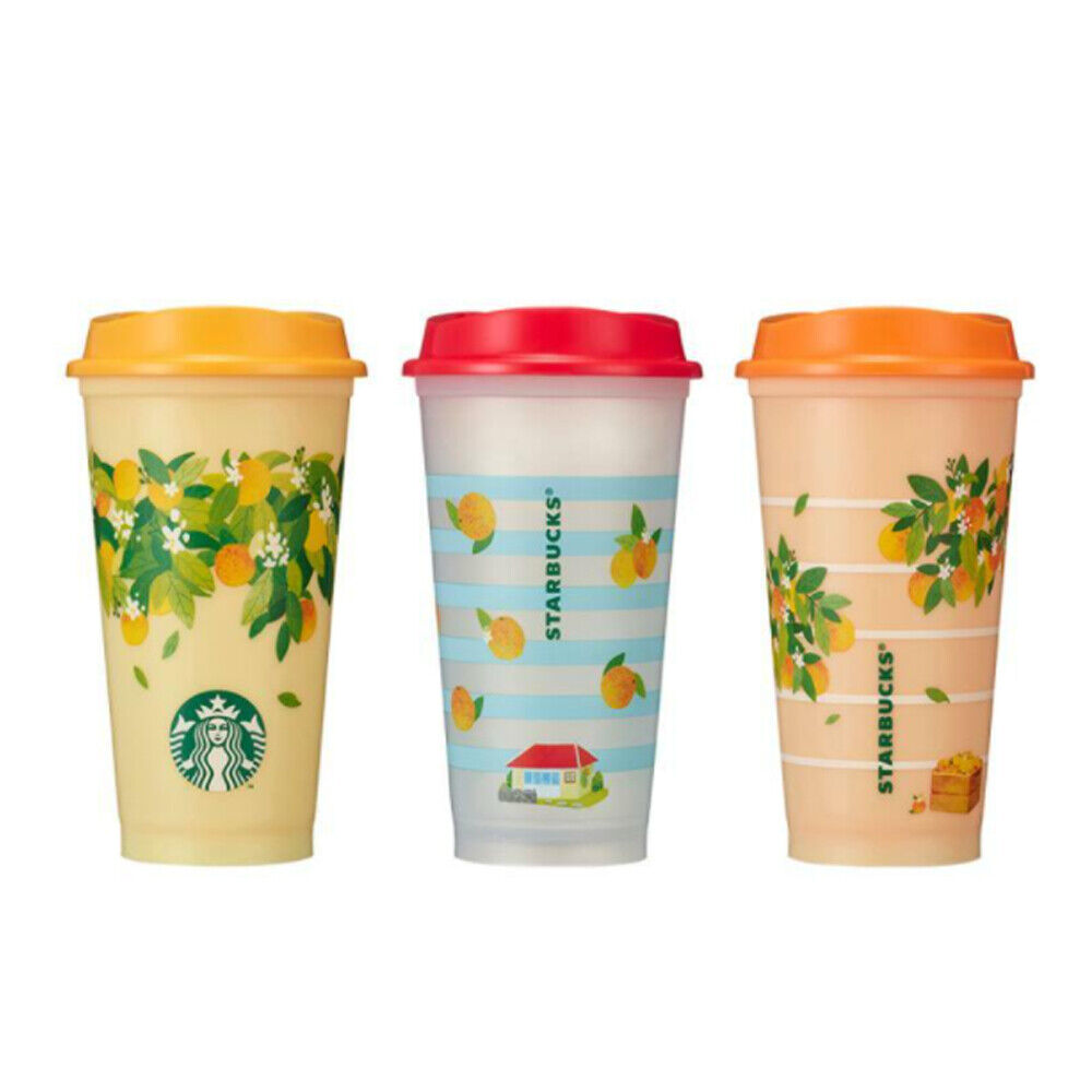 【韓国スタバ】★済州 JEJU★Eco cup 3種 set Starbucks Korea Jeju Reusable Cold Cup Set 473ml (3p) 2022
