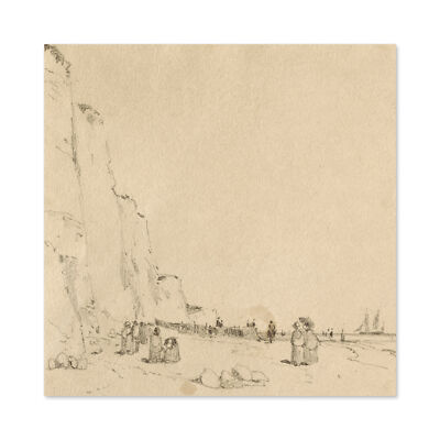 Bonington Ramsgate Looking Toward Broadstairs 1824 Painting Wall Art Canvas Prin