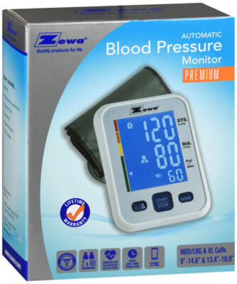 Zewa Deluxe Automatic Blood Pressure Monitor with Extra Large Cuff  UAM-880XL