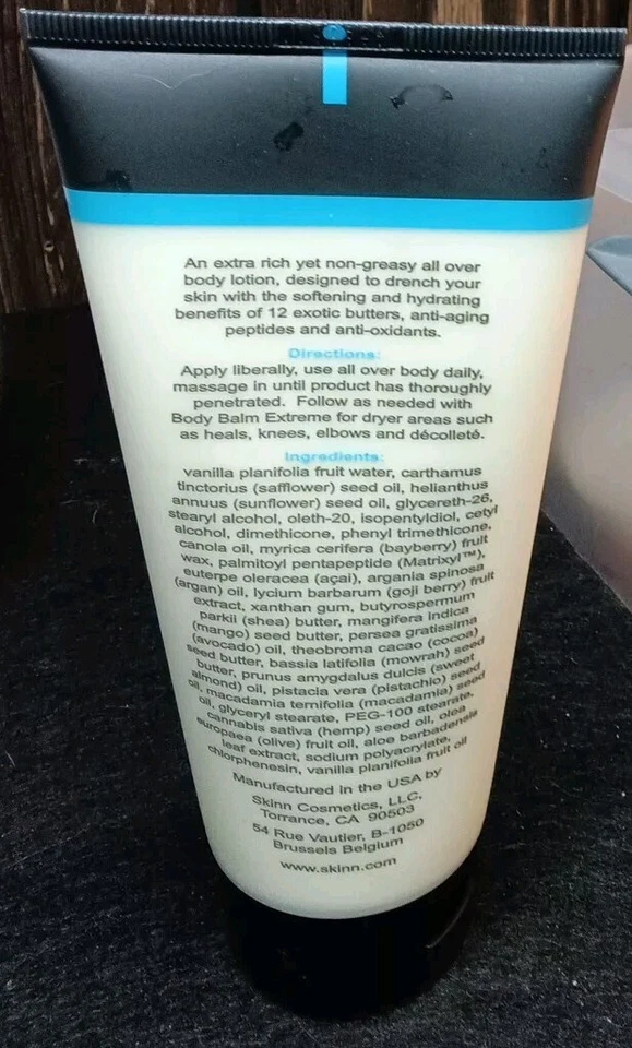 Loción corporal Skinn Dimitri James Creme Extreme 12 con Acai 6,5 OZ NUEVO SELLADO Foto 2 de 3