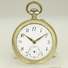 Rar Antique Pocket Watch Men's no fusee duplex chronometer no repeater RAR