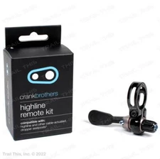 Crank Brothers Highline Bicycle Dropper Seatpost Remote Lever Kit - Black