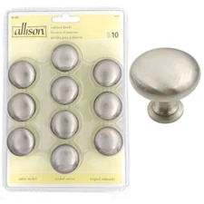 20 Pack Amerock Allison Satin Nickel 1 1/4" Round Cabinet Knob Pull AL-285