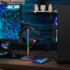 RGB Neon Light Gaming Headphone Stand